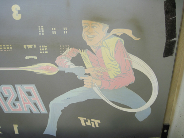 The rear of the back glass.