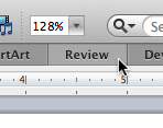 The track changes icon on the reveiwing toolbar.